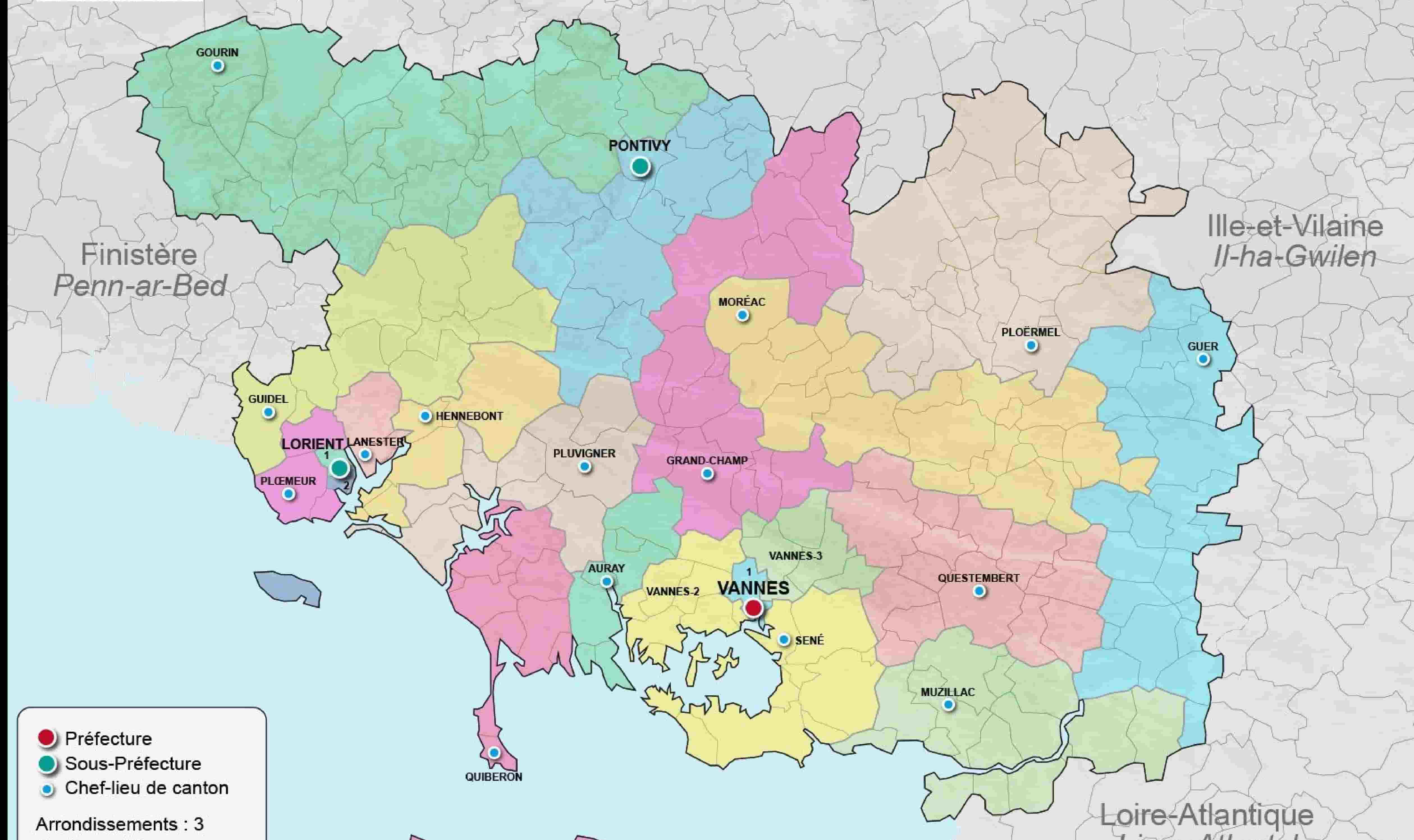 disponibles dans tout le Morbihan